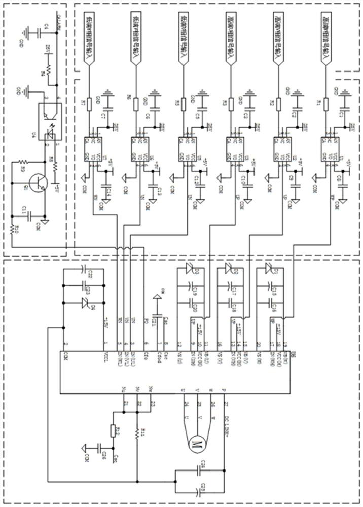 Permanent magnet synchronous motor IPM isolation driving circuit based on vector control