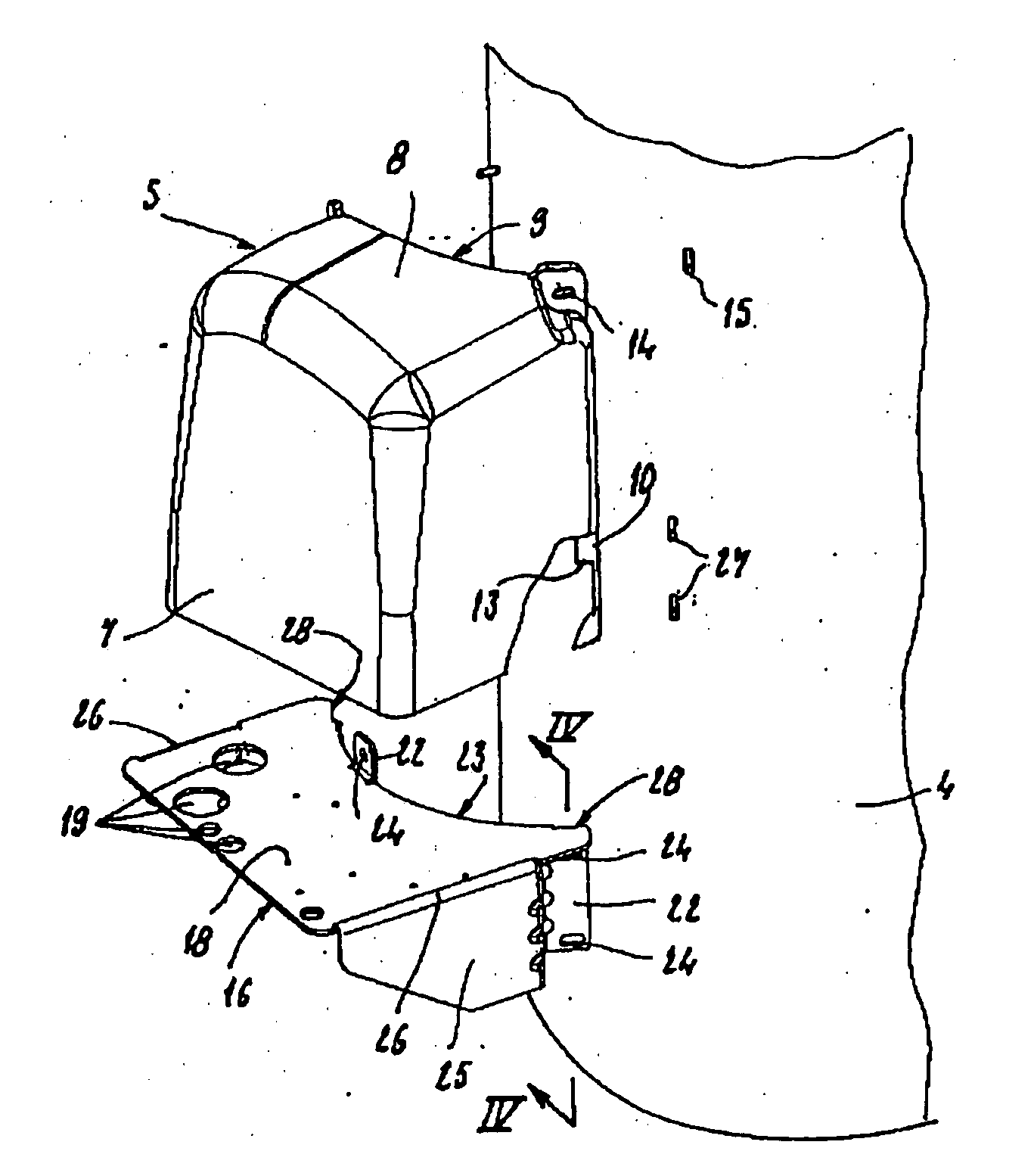 Electrical and electronic component cabinet for a refrigeration compressor