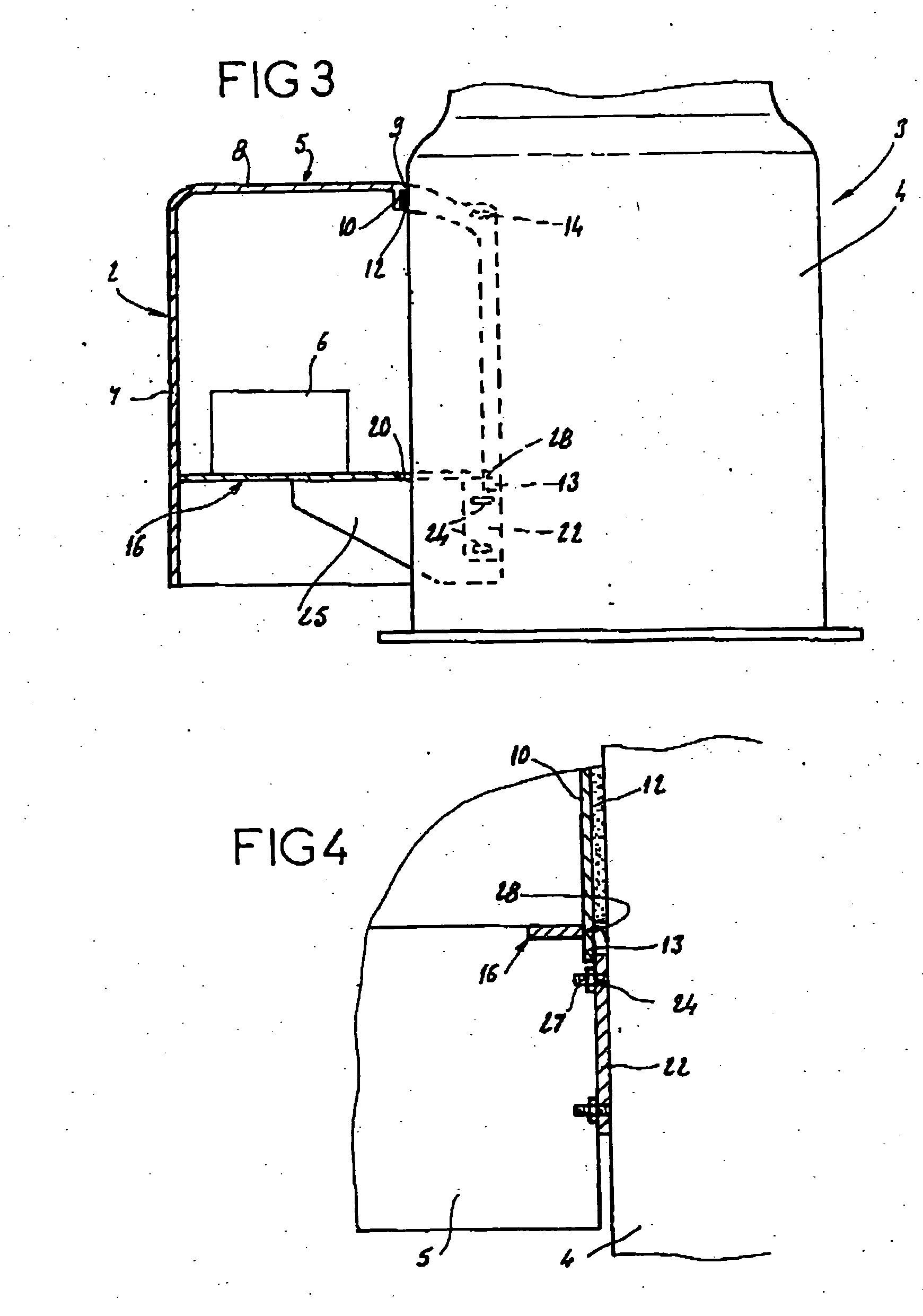 Electrical and electronic component cabinet for a refrigeration compressor