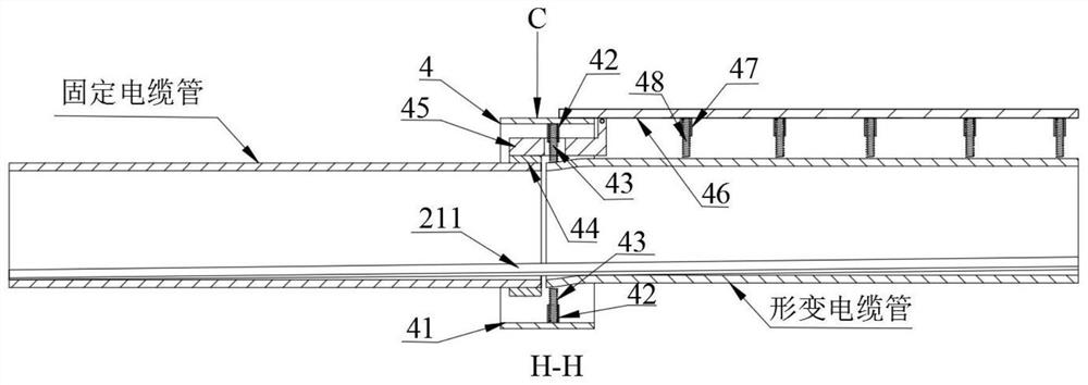 Fiber cement cable pipe auxiliary laying equipment