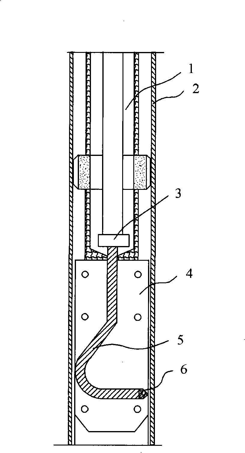 Device for drilling miniature borehole on ultra-short radius of coiled tubing