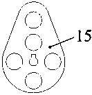 Vortex hedging-based reciprocating disturbing and shearing pulping equipment