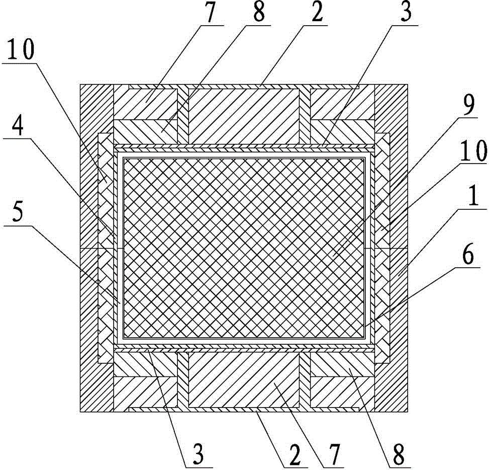 A synthetic diamond graphite tube heating structure