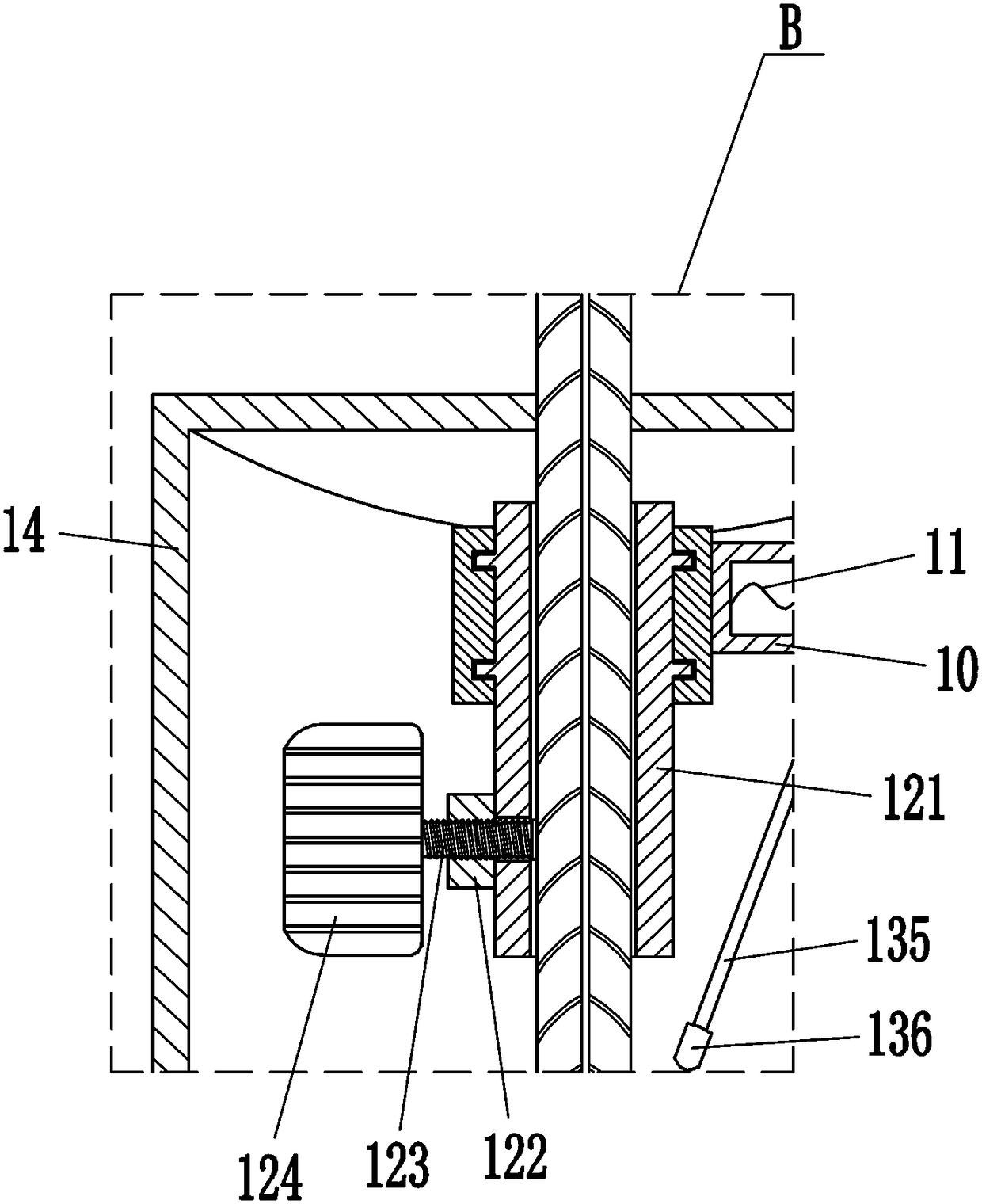 Construction reinforcement cutting machine after construction