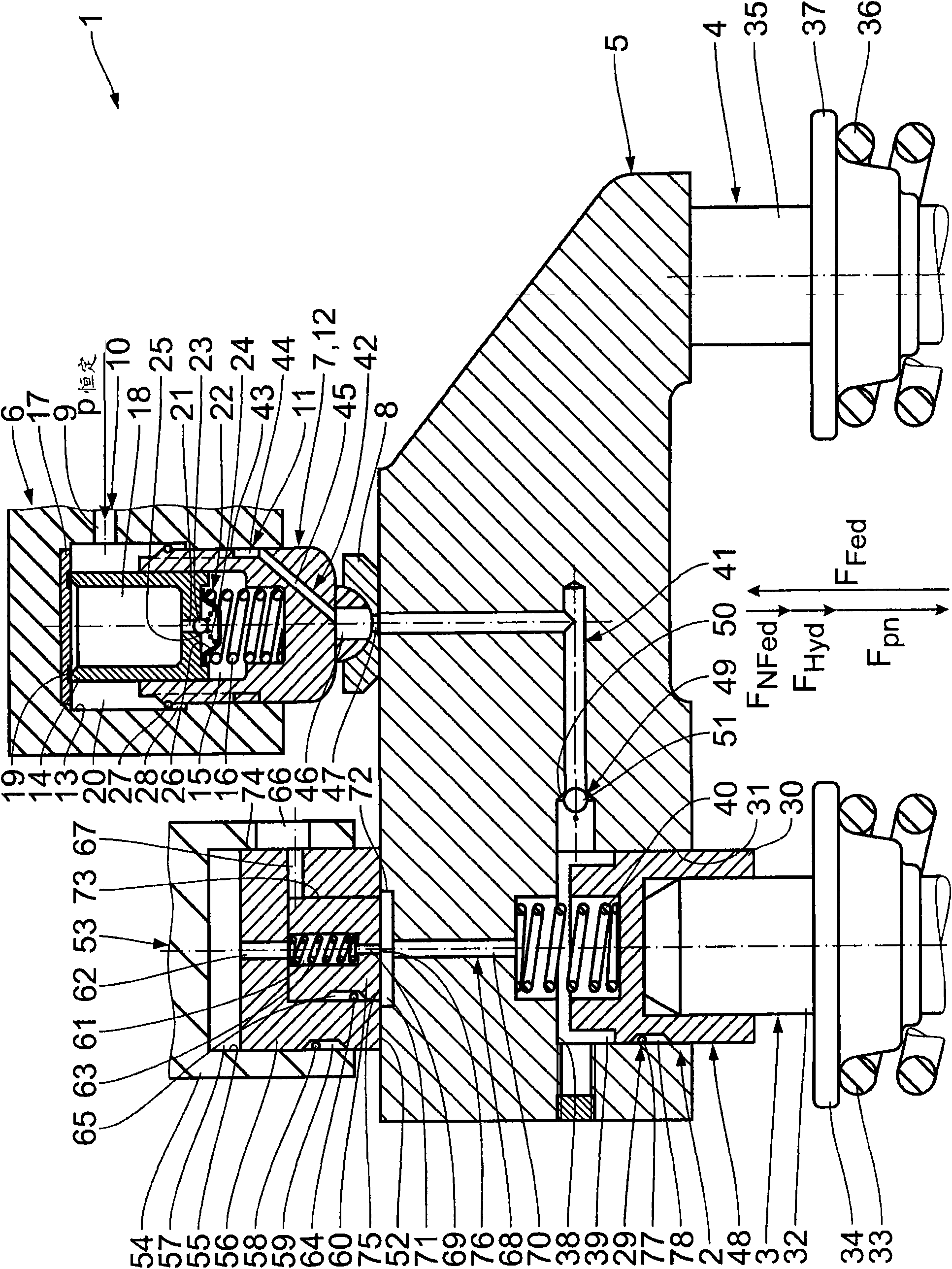 Internal combustion engine having a motor brake device