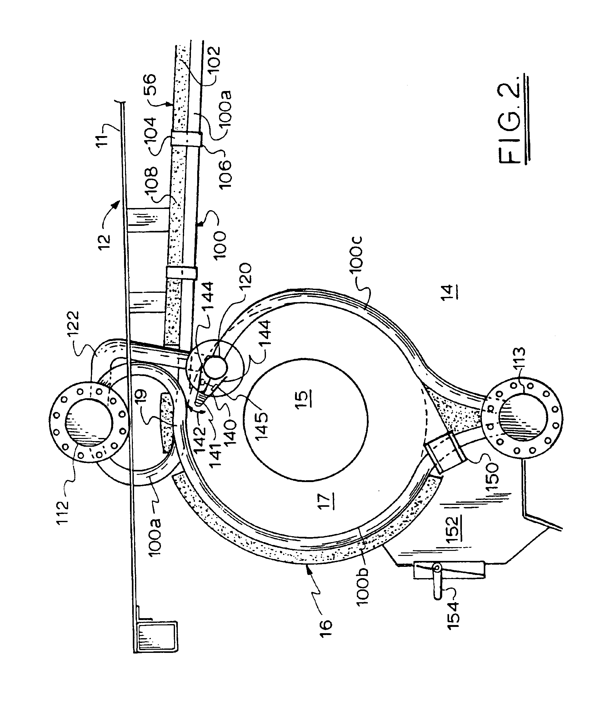 Refractory wall structure and damper device