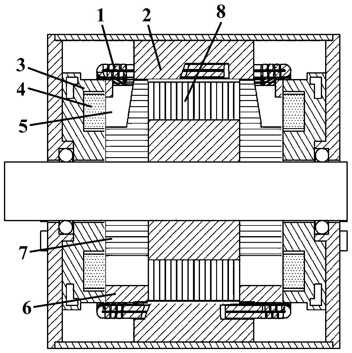 Rotor magnetic circuit decoupling type high-speed hybrid excitation synchronous motor