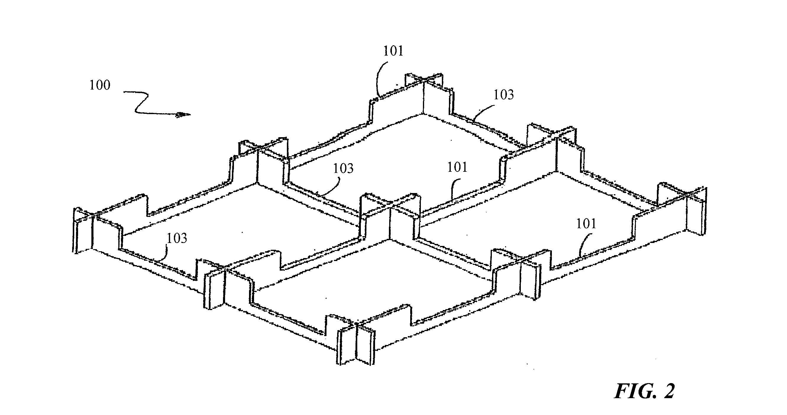 Support device for materials handling