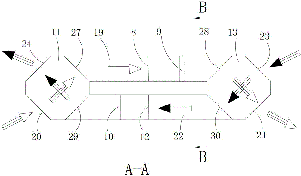 Energy-saving type sill embedded air exchanger