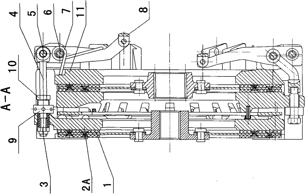 Method and device for adjusting altitude of assistant separator levers of double action clutch