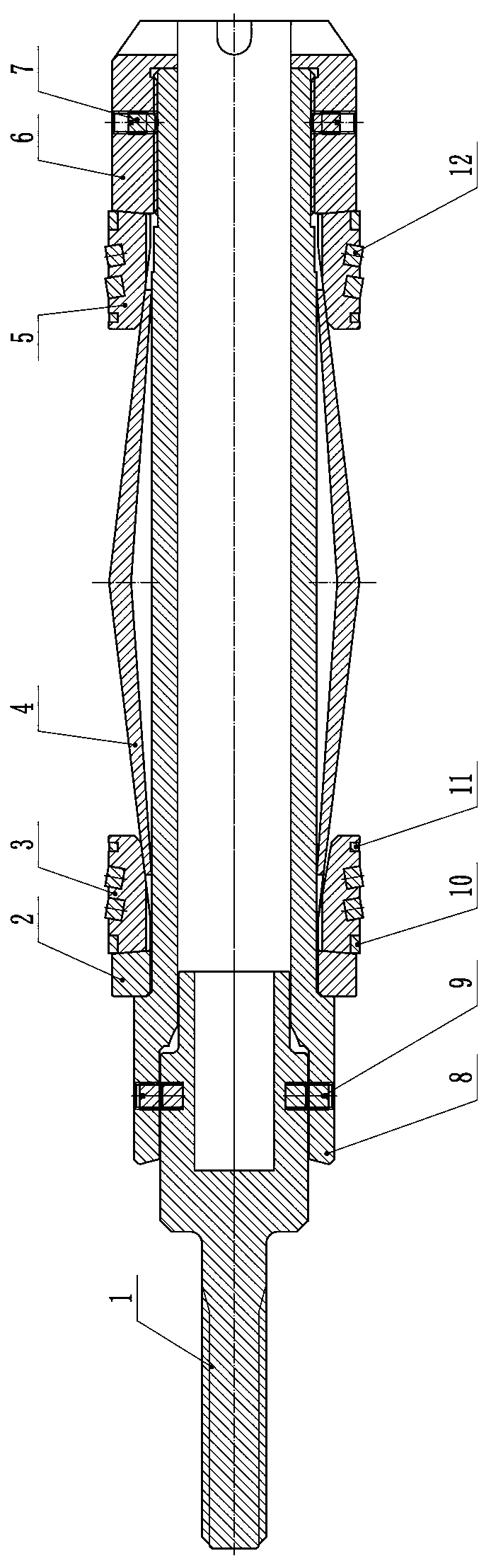 All-metal double-slip soluble large-drift-diameter bridge plug