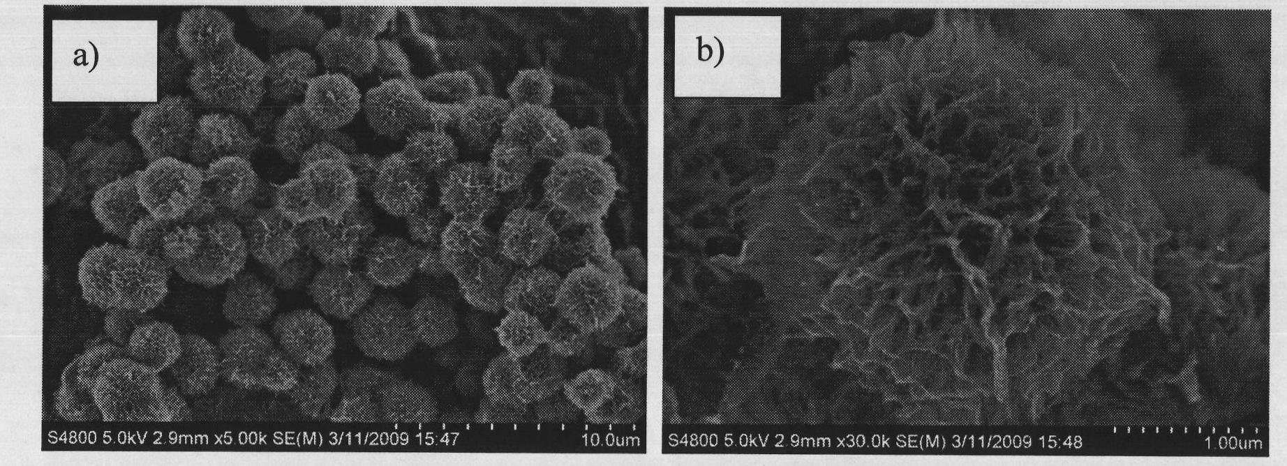 Monodisperse titanium dioxide nanometer microballoons and preparation method thereof