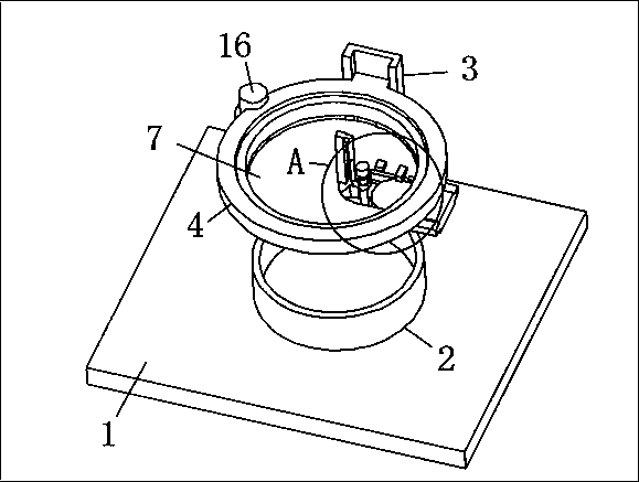 Tensioning belt pulley forming mould