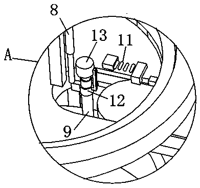 Tensioning belt pulley forming mould