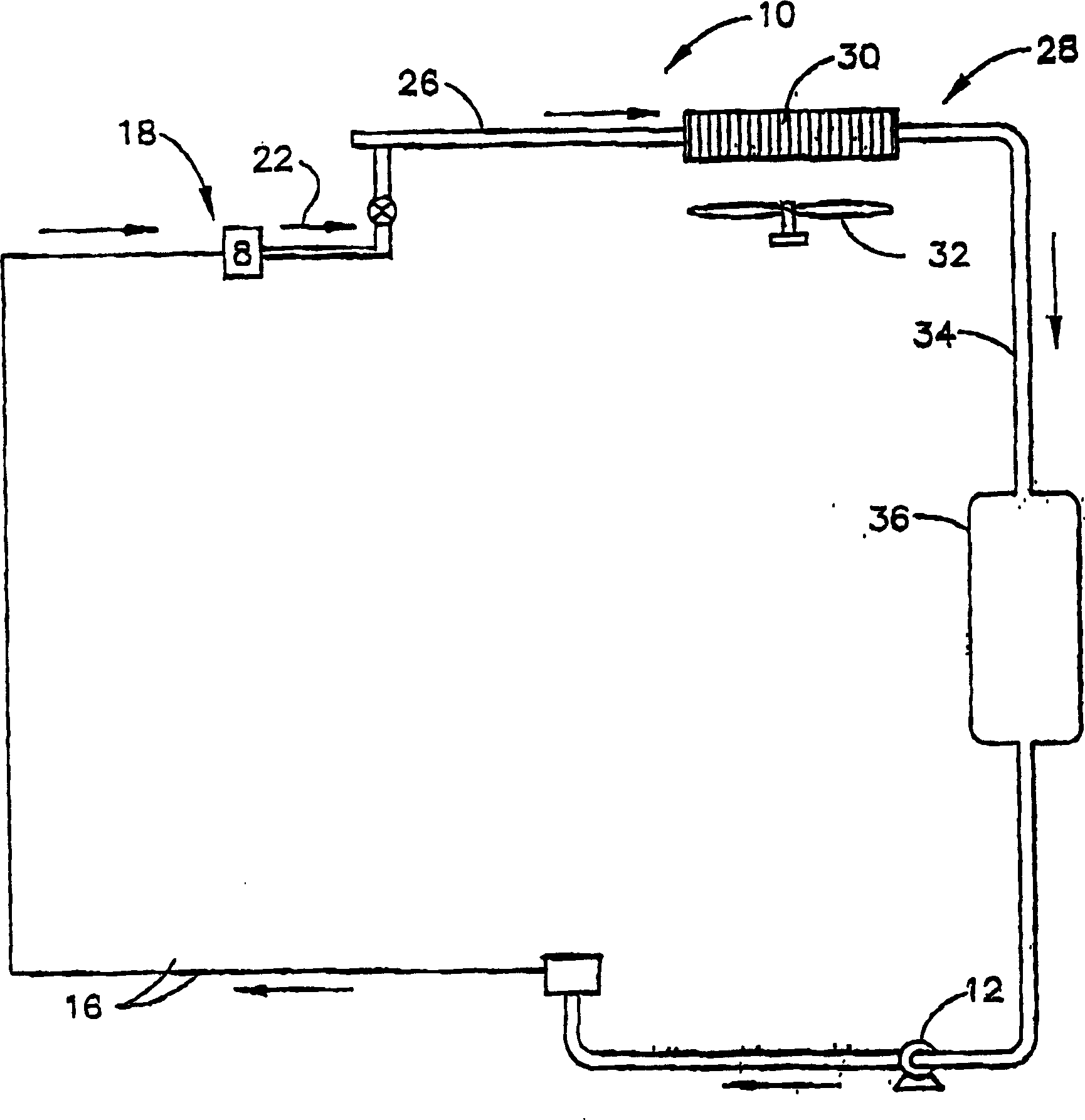 Pumped liquid cooling system using a phase change refrigerant