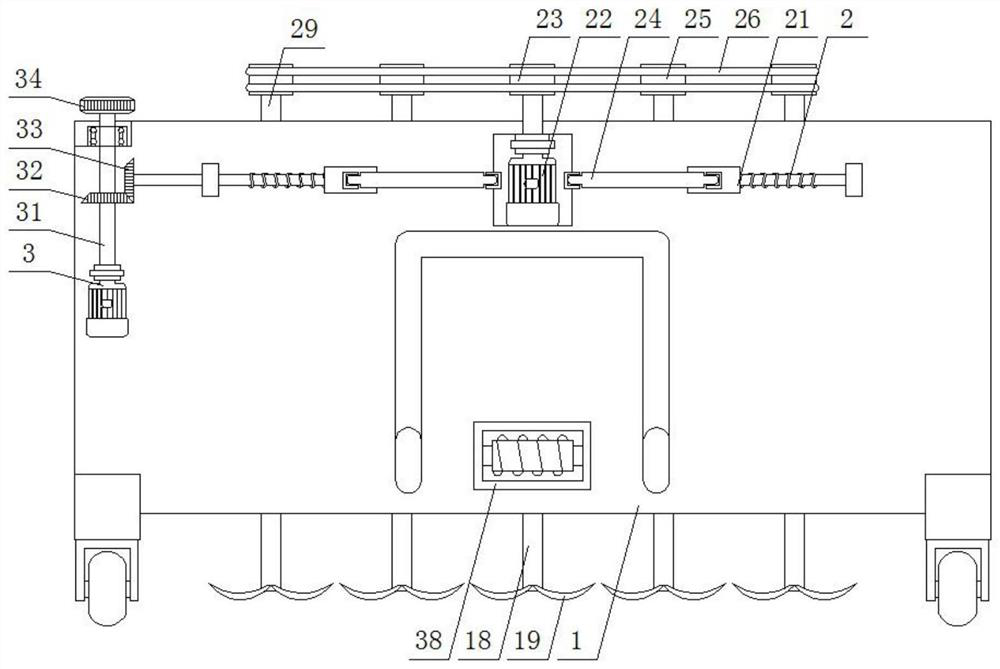 Agricultural equidistant adjustable weeding equipment