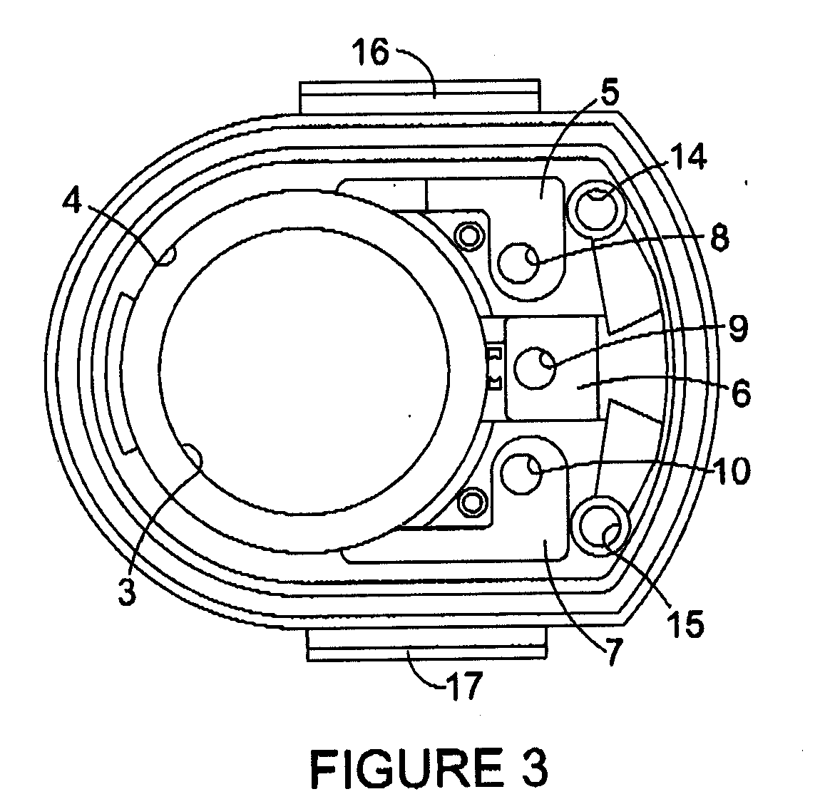 Electrode contact pellet and associated photoionisation detector assembly