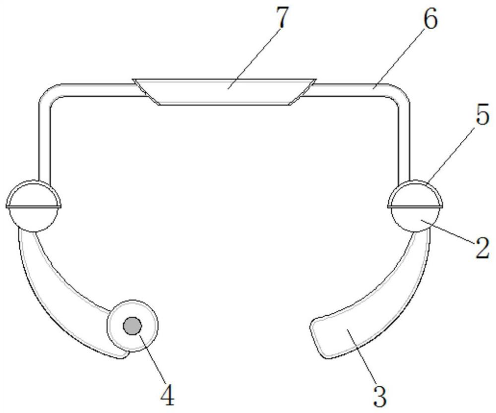 A kind of cervical spine single-door operation lamina rotation lifter