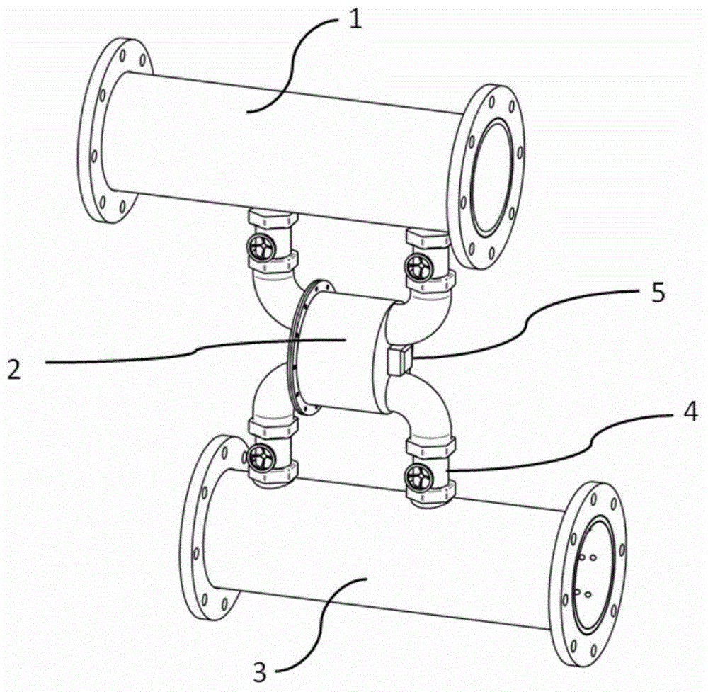 Rotary rubber ball automatic on-line continuous cleaning device and method