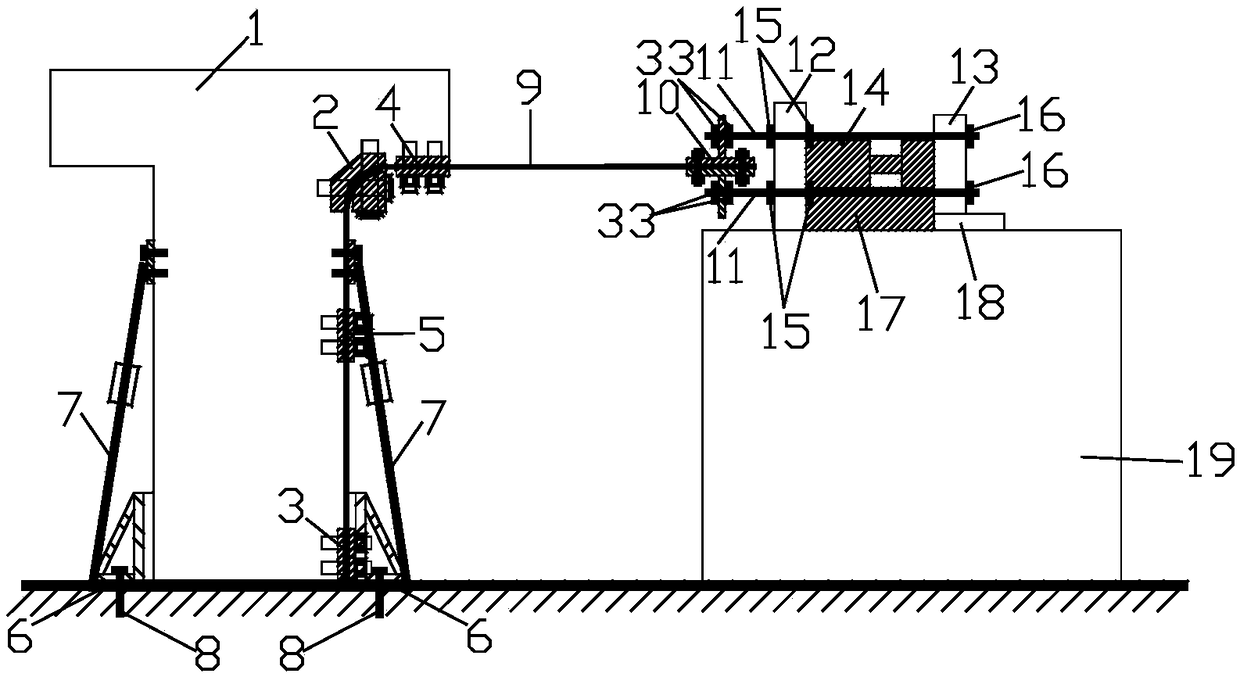 An experimental device for shear strengthening of concrete beams with prestressed frp sheets