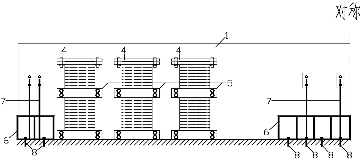 An experimental device for shear strengthening of concrete beams with prestressed frp sheets