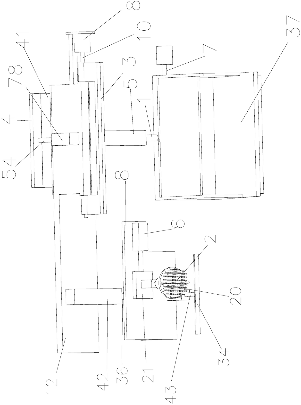 Garbage truck auxiliary device