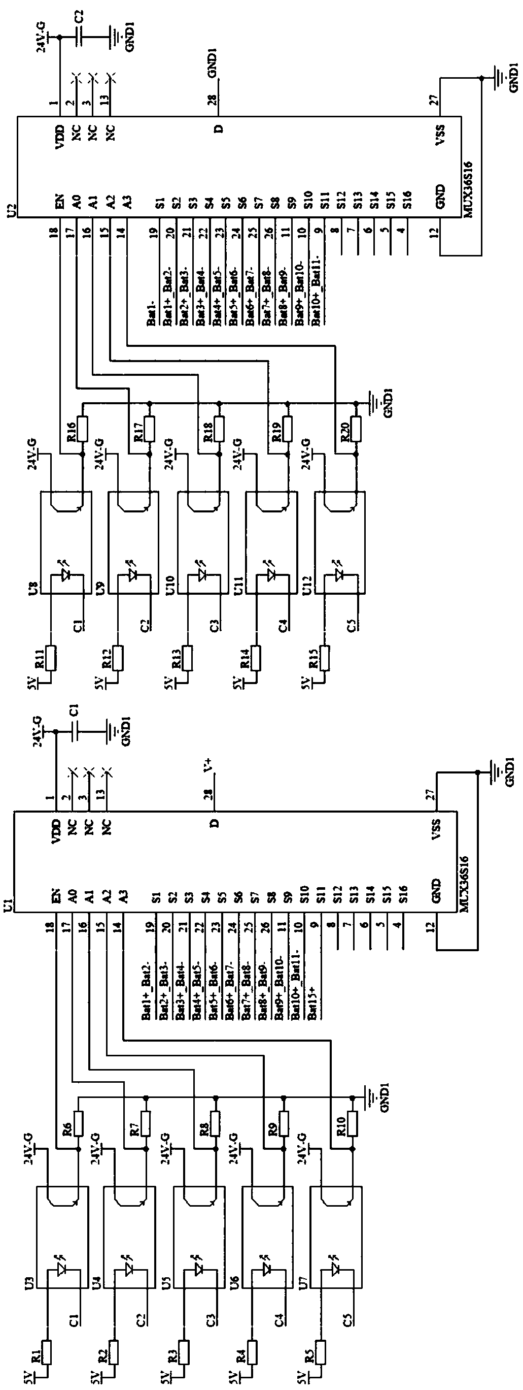 Line sequence detecting device
