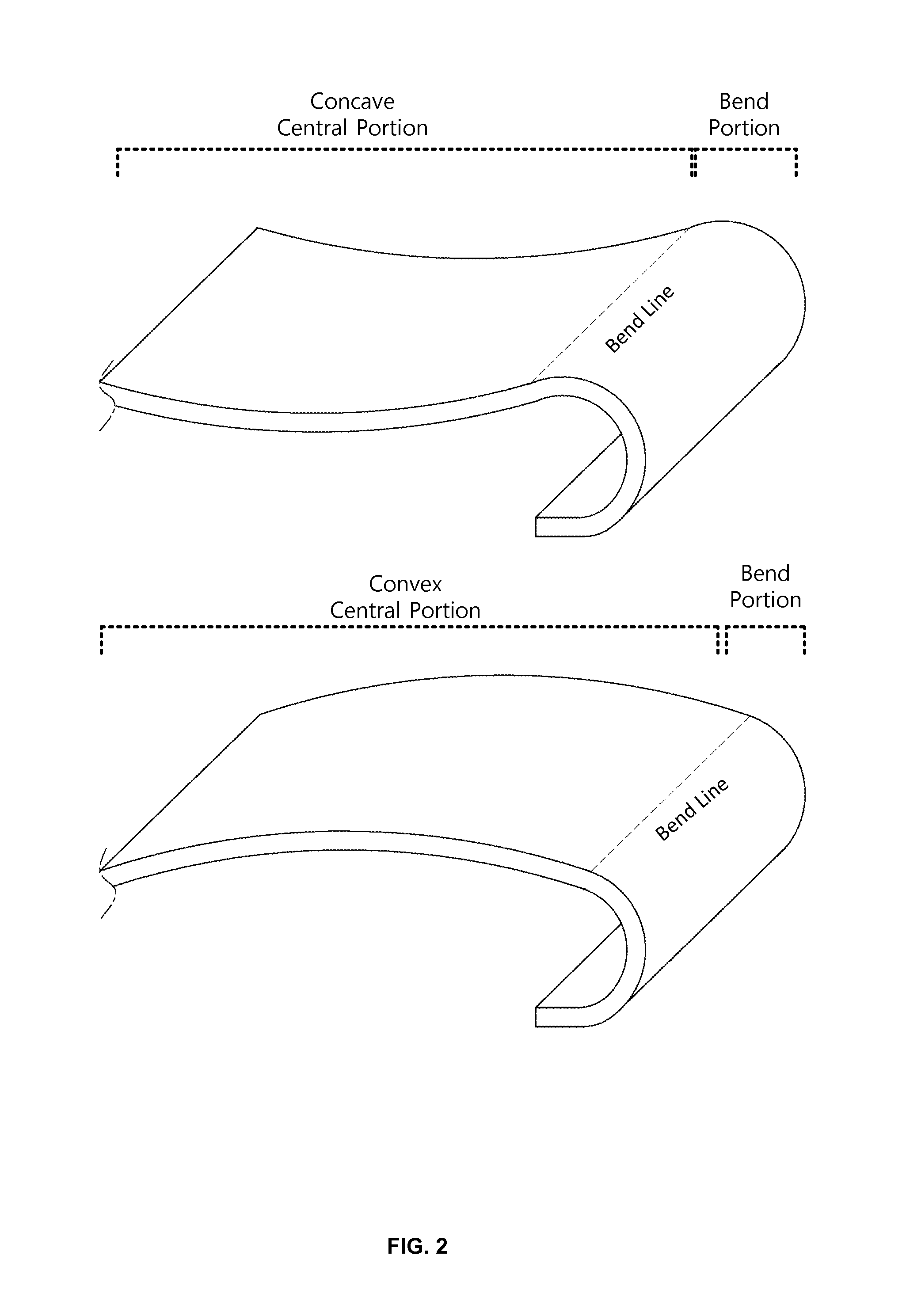 Flexible display device with bridged wire traces