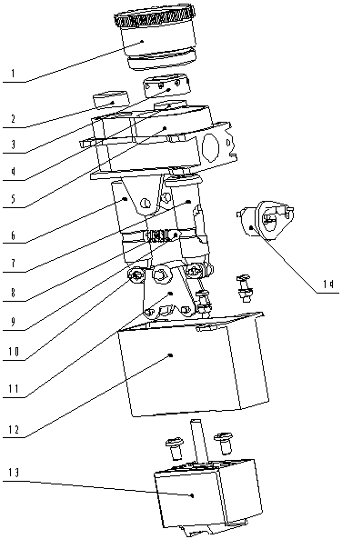 A kind of elastic limit mechanism