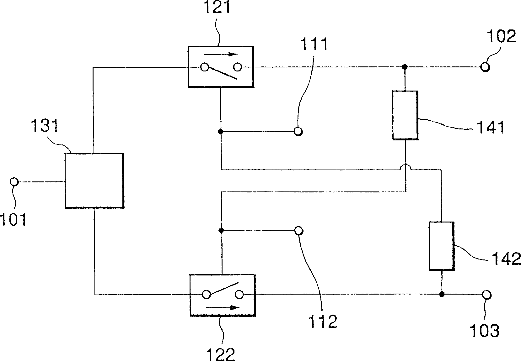 High frequency switch circuit