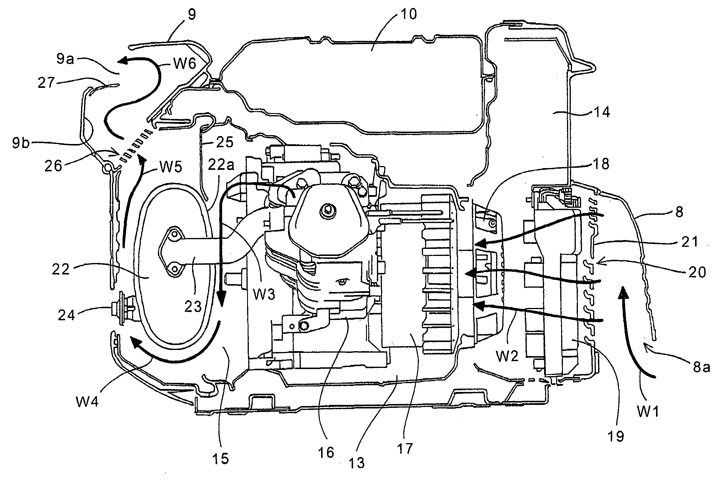 Soundproof enclosed type generator