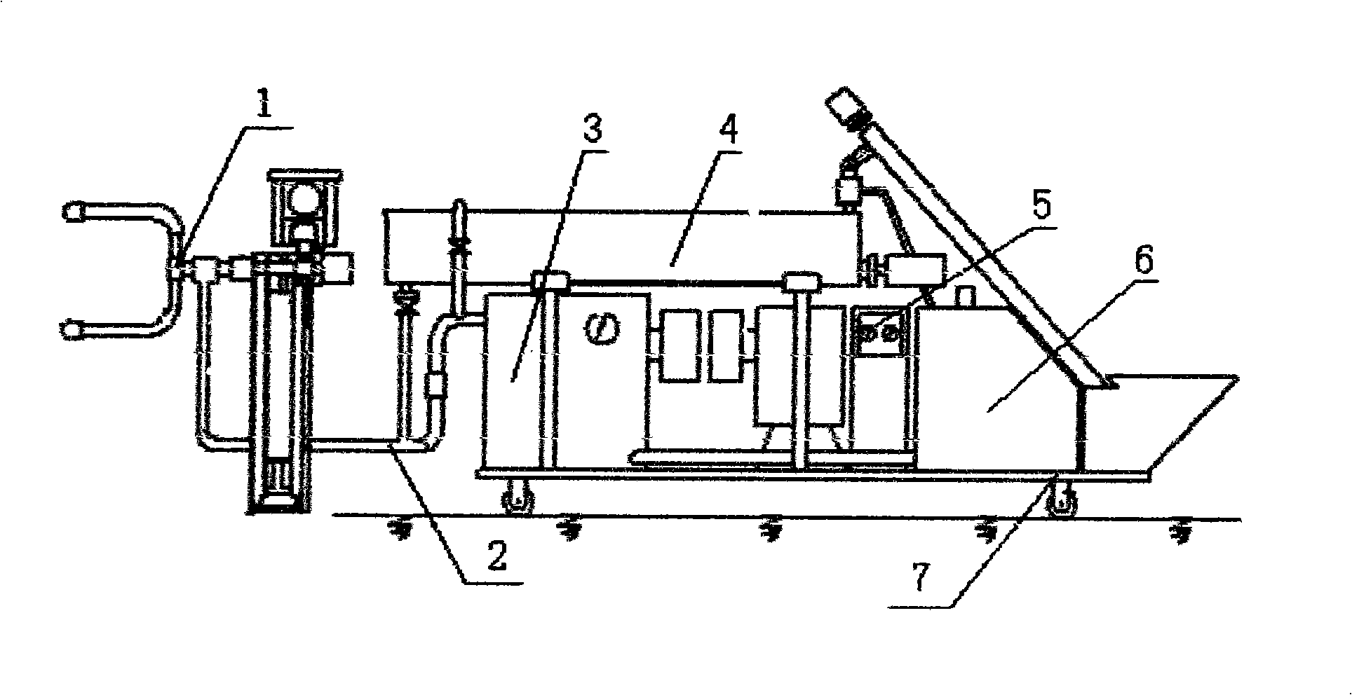 Easy hydraulic extraction machine