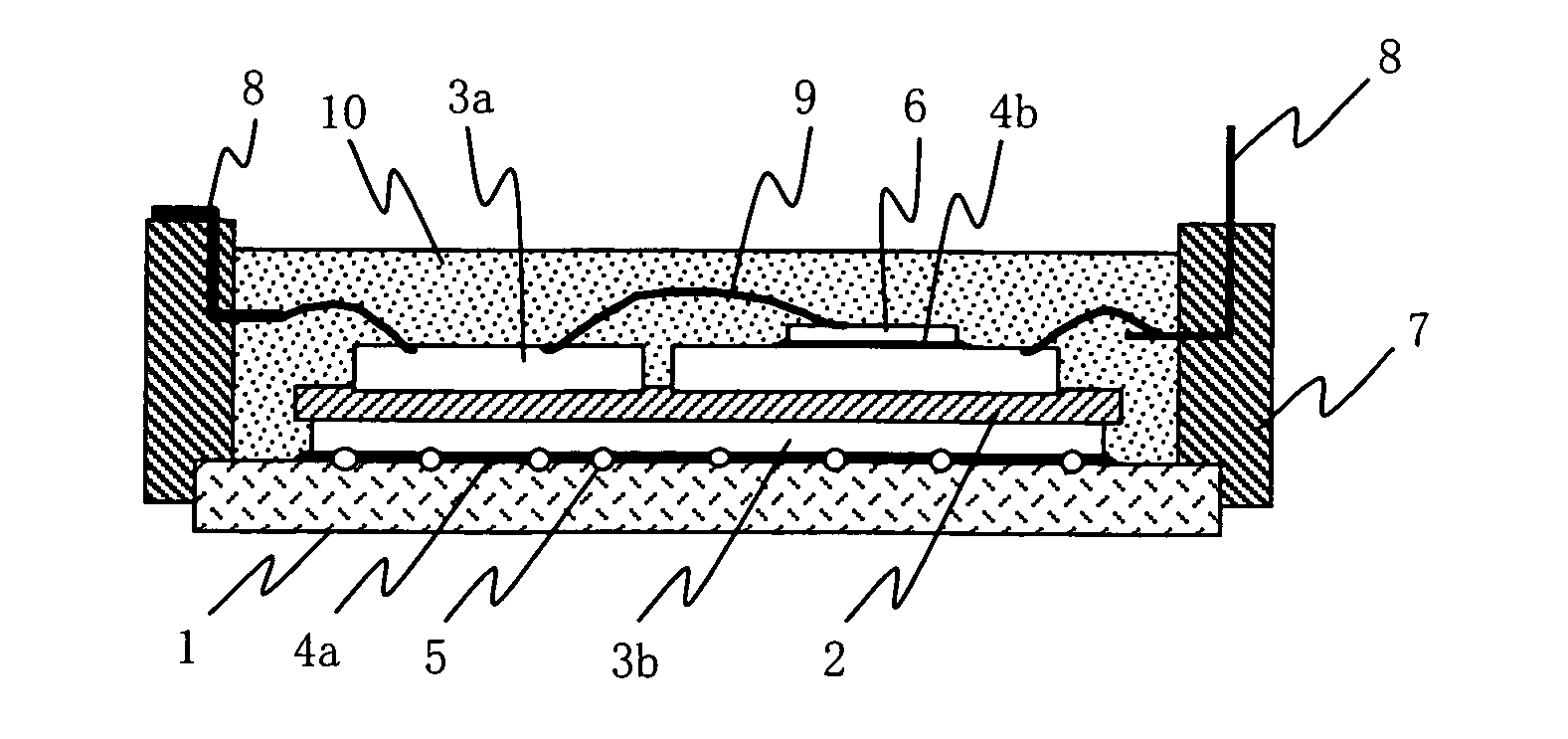Resin encapsulated semiconductor device and the production method