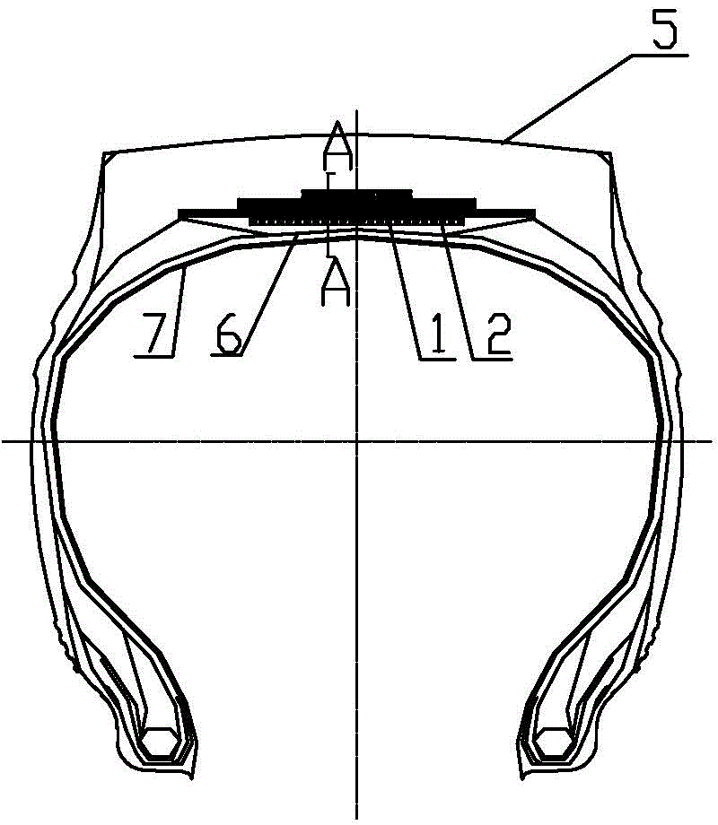 tire belt structure