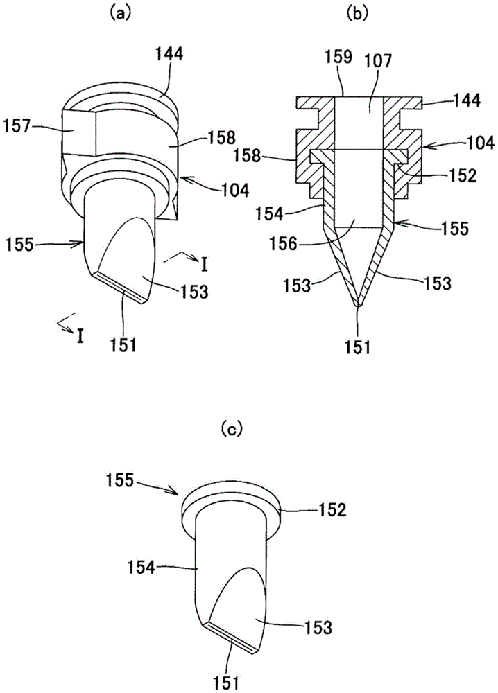 Dispensing device container filled with liquid curable composition, manufacturing method thereof, and dispensing device