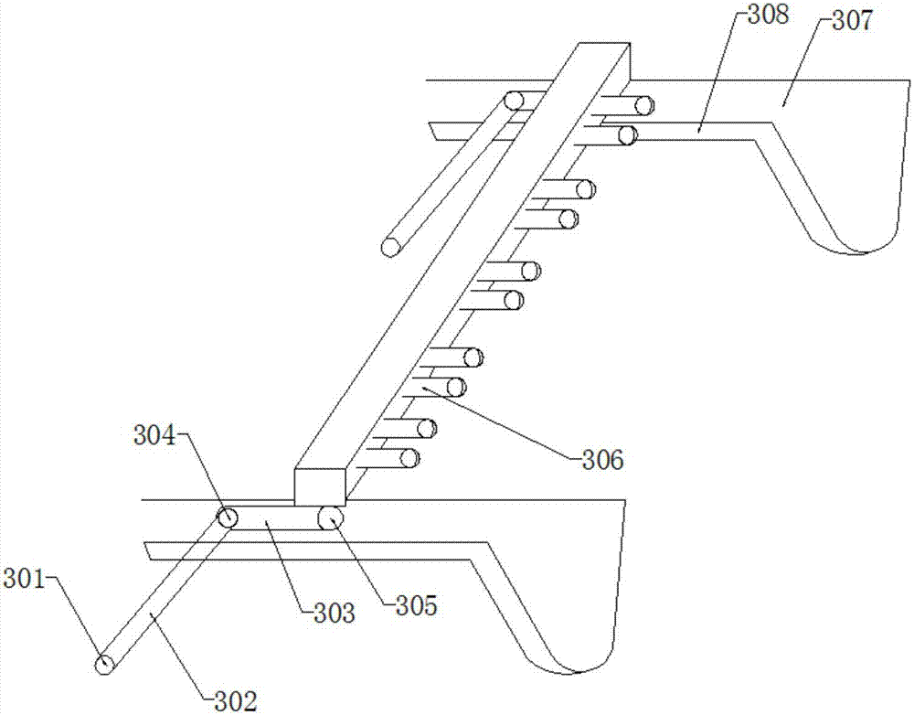 Facial mask folding and conveying device and facial mask folding equipment with same