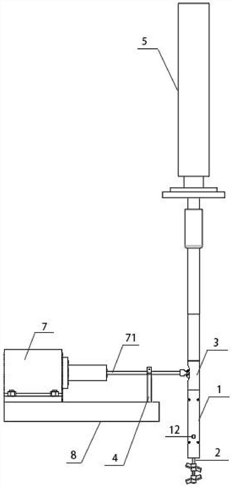 Stirring device and stirring method for preparing aluminum alloy semi-solid composite slurry and application