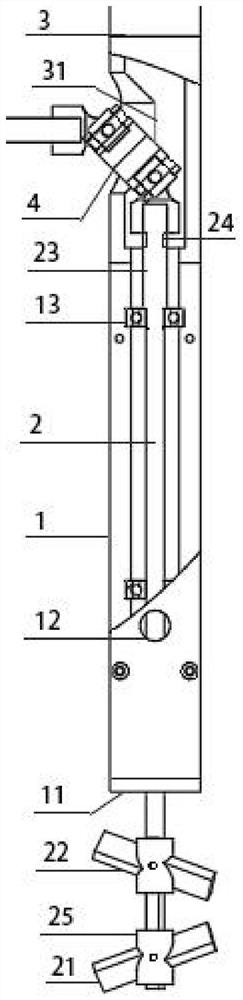 Stirring device and stirring method for preparing aluminum alloy semi-solid composite slurry and application