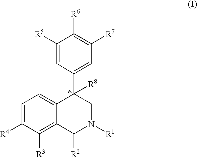 Aryl-and heteroaryl-substituted tetrahydroisoquinolines and use thereof to block reuptake of norepinephrine, dopamine and serotonin