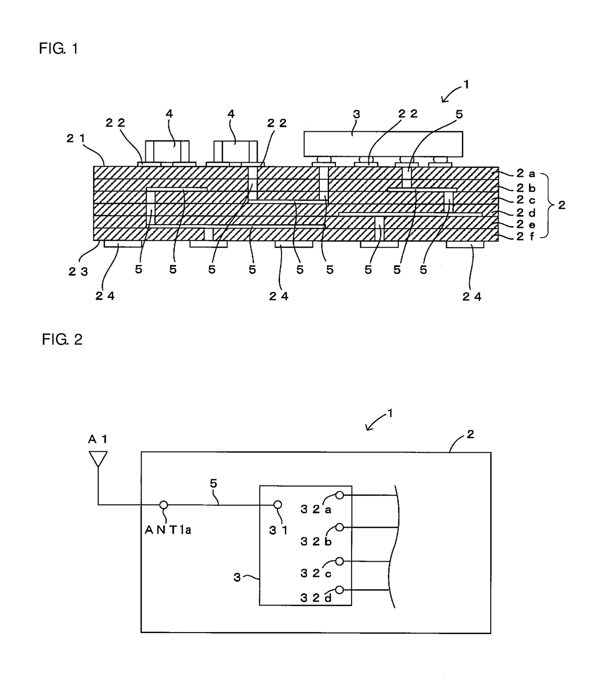 Switching circuit and high frequency module