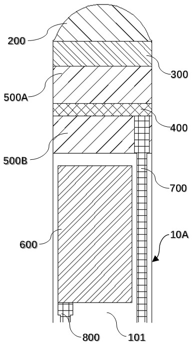 Color image sensor with two layers of stacked pixels and color arrangement array thereof