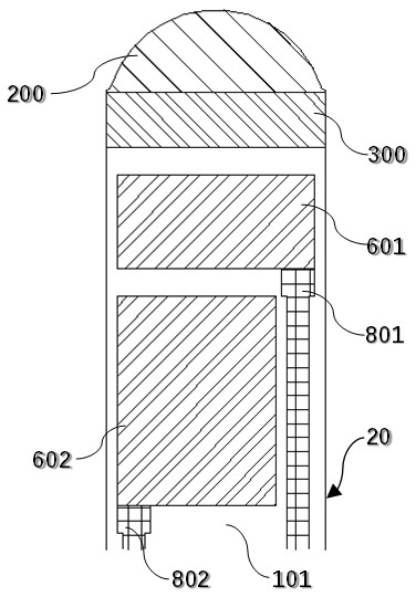 Color image sensor with two layers of stacked pixels and color arrangement array thereof