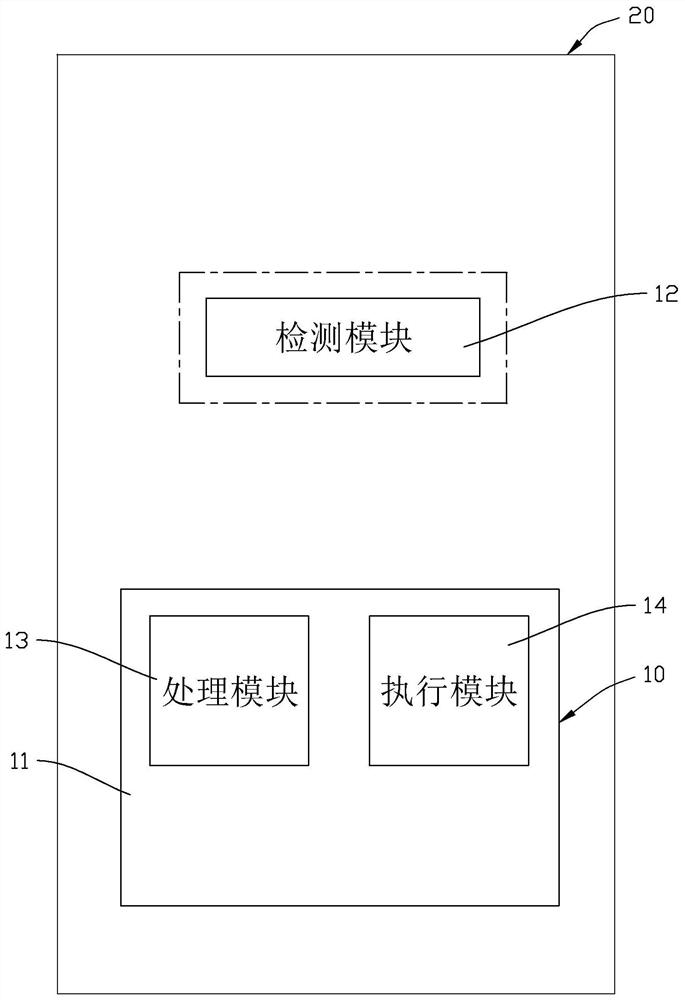 Overspeed protection device and method for flywheel energy storage box and computer readable storage medium