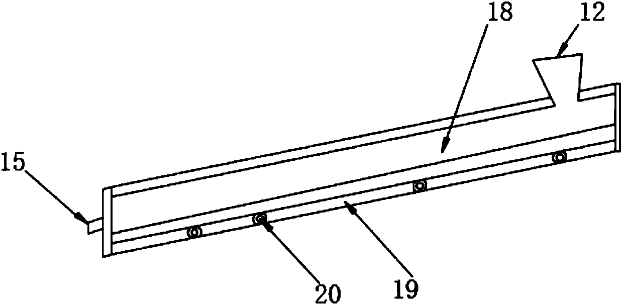 Automatic separating and screening device for chemical fertilizer production