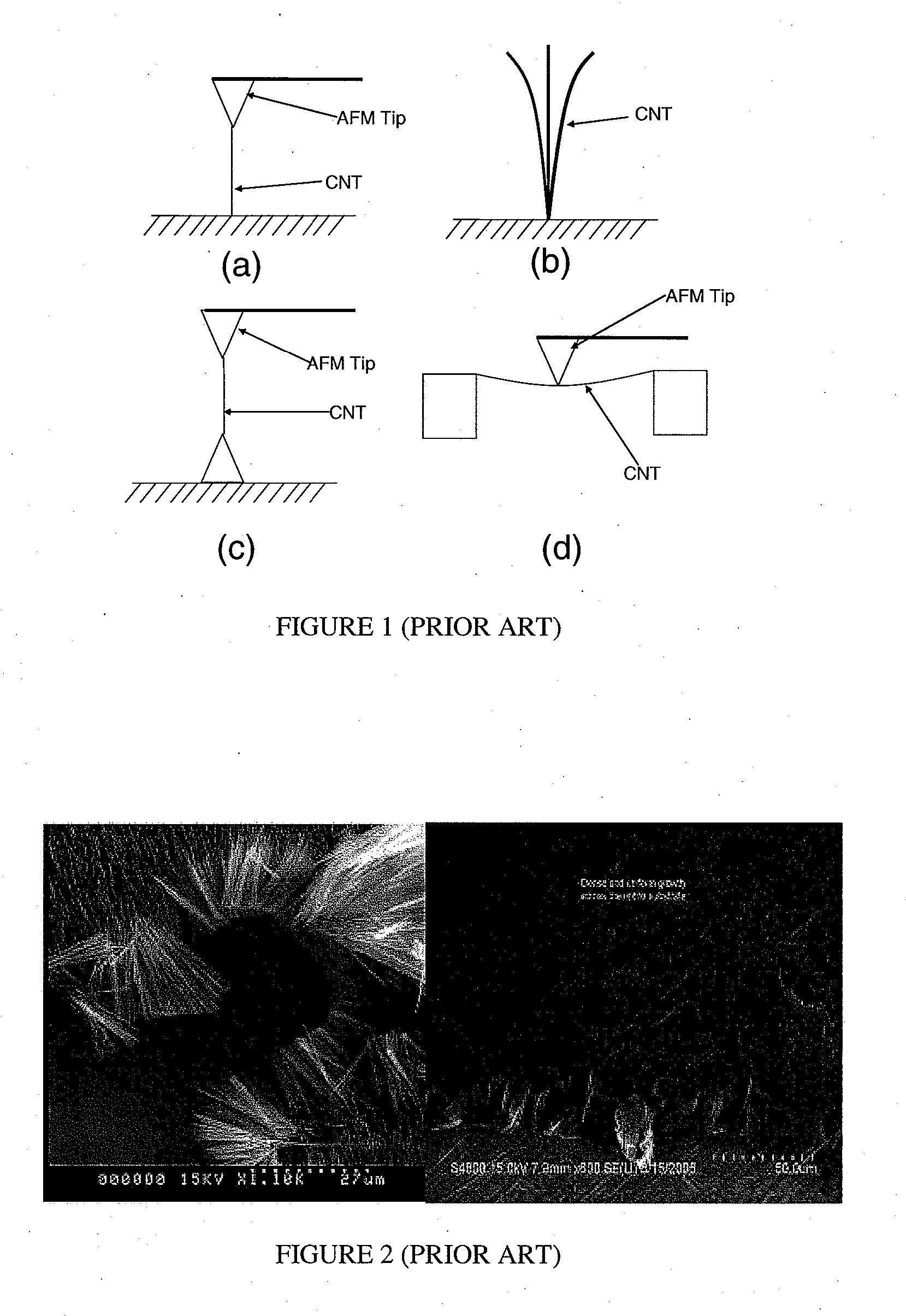 Method and Apparatus for Evaluation and Improvement of Mechanical and Thermal Properties of CNT/CNF Arrays