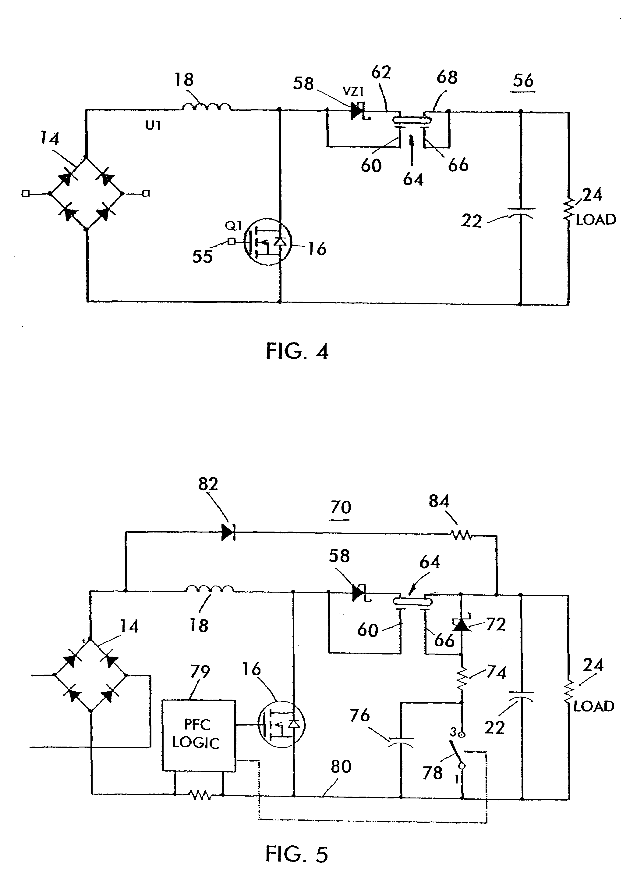 Efficient in-rush current limiting circuit with dual gated bidirectional hemts