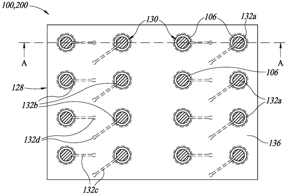 Package with polymer pillars and raised portions