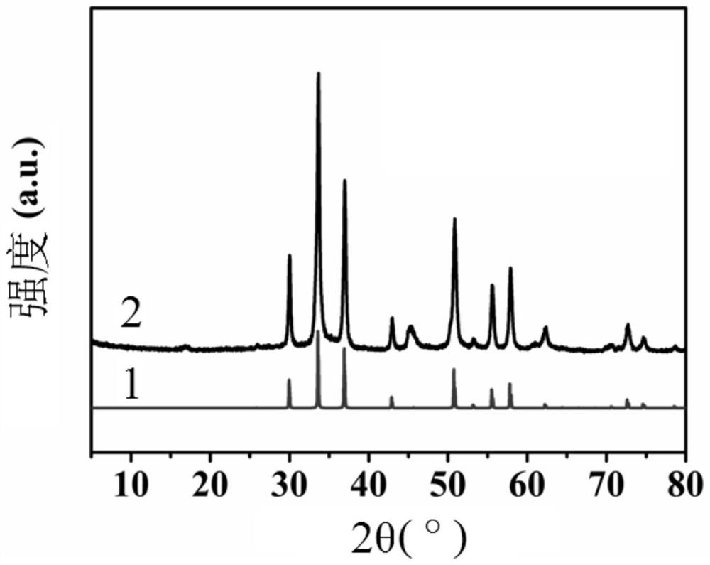 A kind of molybdenum disulfide/nickel selenide composite material and its preparation method and application