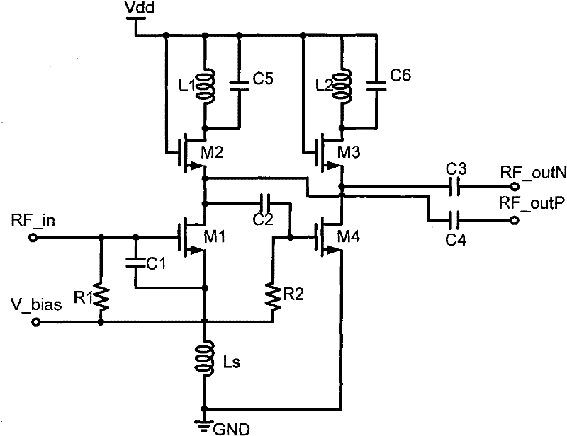 Radio frequency front-end device for dual-system and dual-frequency navigation receiver