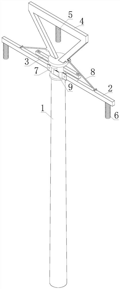 A transmission tower with lead core rubber twisting and rising